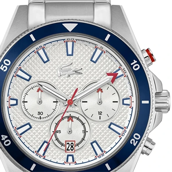 LACOSTE LAC2011360 ÇELİK ERKEK KOL SAATİ - Resim 4