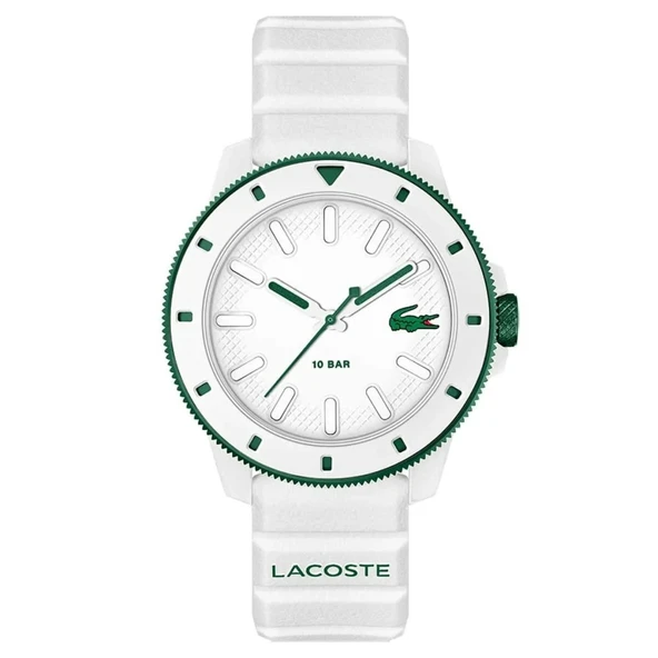 LACOSTE LAC2011415 BEYAZ SİLİKON KORDON ERKEK KOL SAATİ ürün görseli 1