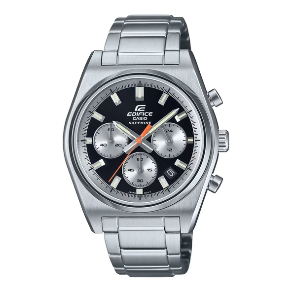 CASIO EDIFICE EFB-730D-1AVUDF SAFİR CAM ÇELİK ERKEK KOL SAATİ ürün görseli 1
