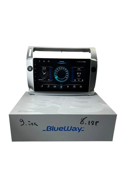 Citroen C4 2004-2010 BLUEWAY 8-128 TAM PROFESYONEL OEM MULTİMEDİA ürün görseli 1