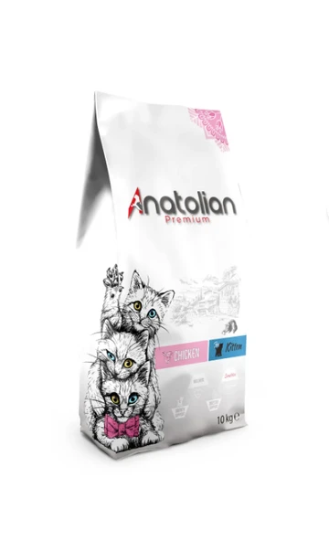 Anatolian Premium Tavuk Etli Açık Yavru Kedi Maması 1 Kg ürün görseli 1
