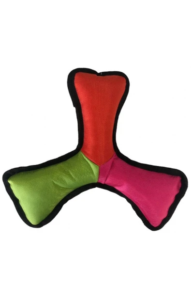 Nunbell Dolgulu Sert Kumaş Frizbi Köpek Oyuncağı 27 cm ürün görseli 1