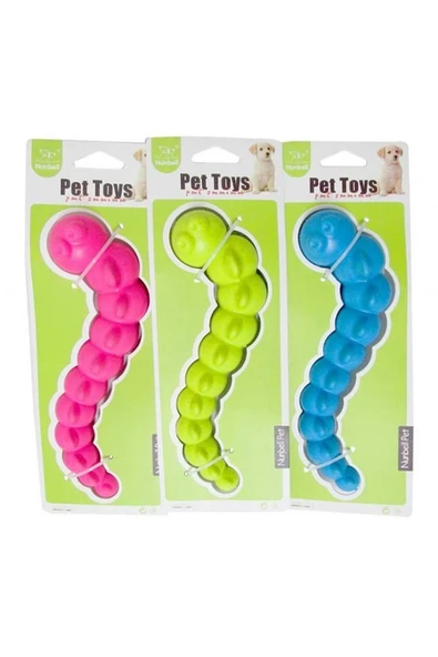 Nunbell Plastik Tırtıl Köpek Oyuncağı 15 Cm ürün görseli 1