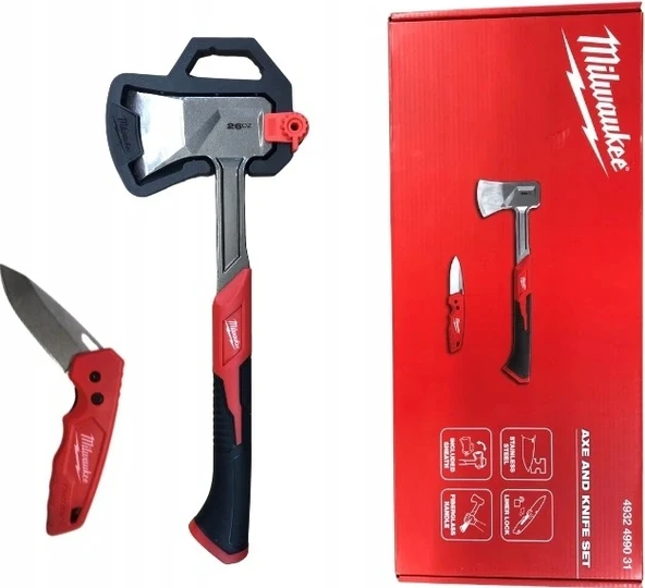 Milwaukee 40 CM Balta Katlanır Çakı Seti 4932499031 - Resim 2