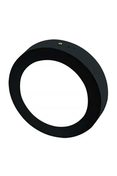 Kendal Kdl422b Siyah Kasa Yuvarlak Sıva Üstü Led Panel Armatür 18w Beyaz ürün görseli 1