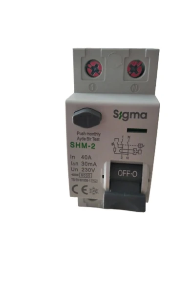 Sigma 2x40a 30ma K.a.k.rölesi ürün görseli 1
