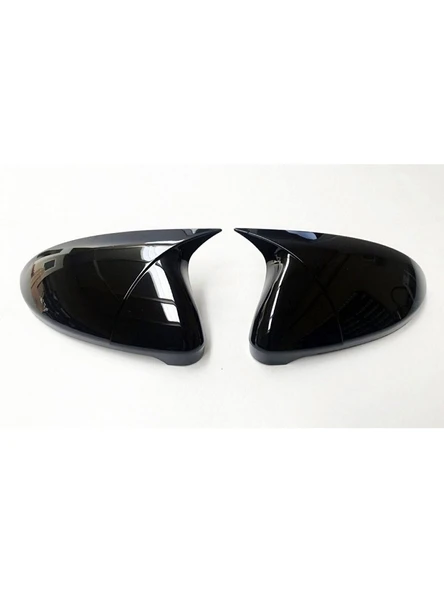 Bmw E90 3.seri 2005-2008 Parlak Siyah Batman-Yarasa Ayna Kapağı ürün görseli 1