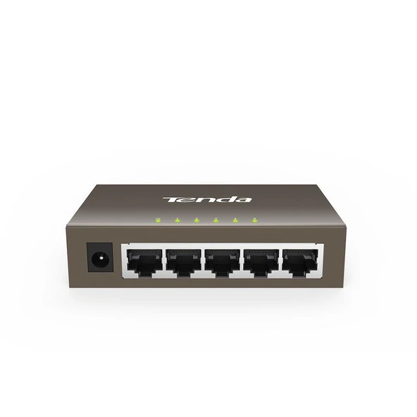 Tenda TEG1005D 5 Port 10-100-1000 Mbps Switch Metal Kasa ürün görseli 1