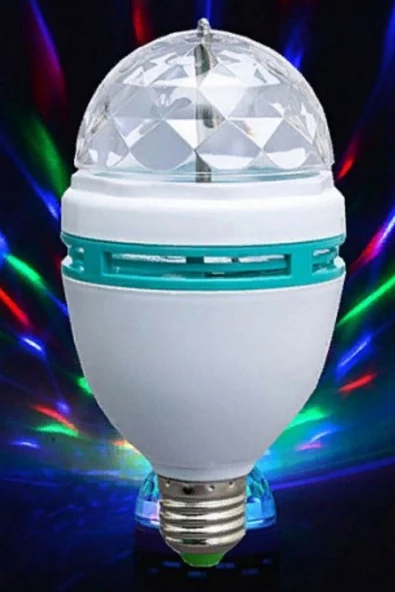 Led 3w Disko Ampul Renkli ürün görseli 1