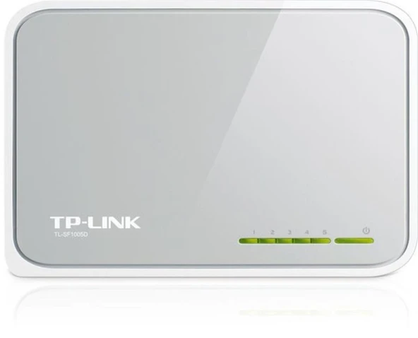 Tp-Link TL-SF1005D 5 port 10-100 Mbps Switch Plastik Kasa ürün görseli 1