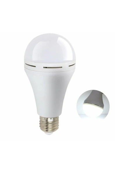 Cata 7w Beyaz Şarjlı Led Ampul - Resim 2