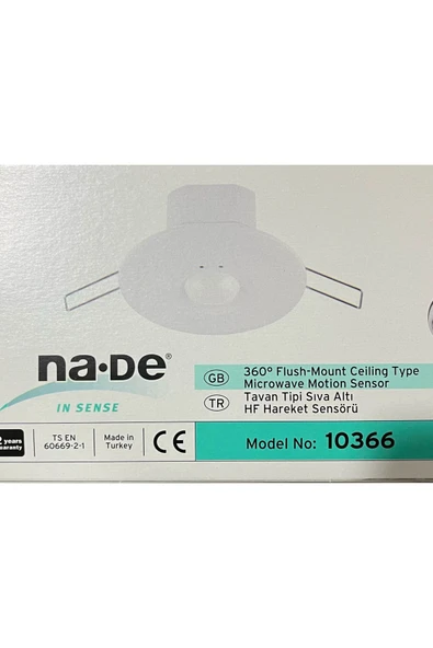 Na-de Nade Tavan Tipi Sıva Altı Sensör 10366 ürün görseli 1