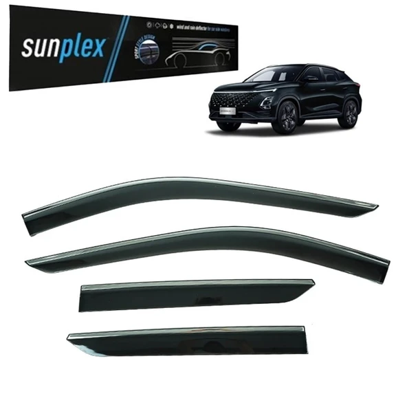 Sunplex Kromlu Cam Rüzgarlığı Chery Omoda 5 2023-2025 ile uyumlu- ürün görseli 1