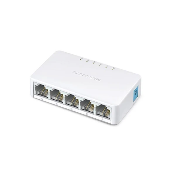 Tp-Link Mercusys MS105 5 Port 10-100 Mbps Switch Plastik Kasa ürün görseli 1