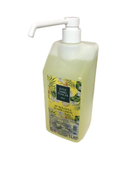 Eyüp Sabri Tuncer 1lt Pet Pompalı  Limon Kolonyası ürün görseli 1