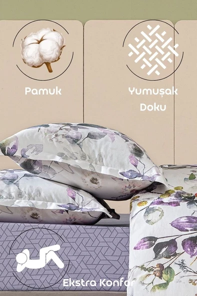 LaVella Yastık Kılıfı Koleksiyonu 2 Parça - Uykuya Açılan Çiçekli Kapı 50X70 ürün görseli 1