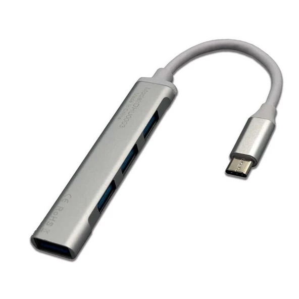 Dexim DHU0003-Dexim Elite USB-Typ-c to 4 Port USB-A Hub ürün görseli 1