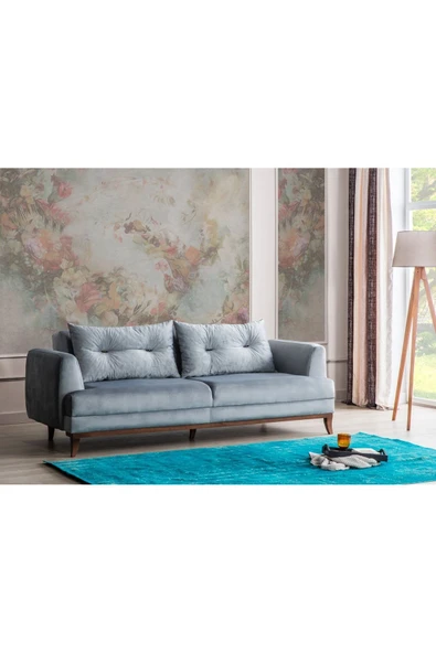 Perla Sofa   PARİSS YATAKLI KANEPE AÇIK GRİ ürün görseli 1