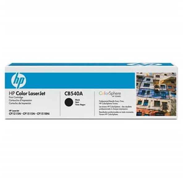 HP 125A Black Siyah 2.200 Sayfa Toner CB540A ürün görseli 1