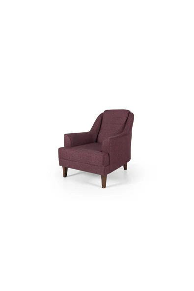 Perla Sofa   Madrid Berjer Keten Bordo - Resim 2