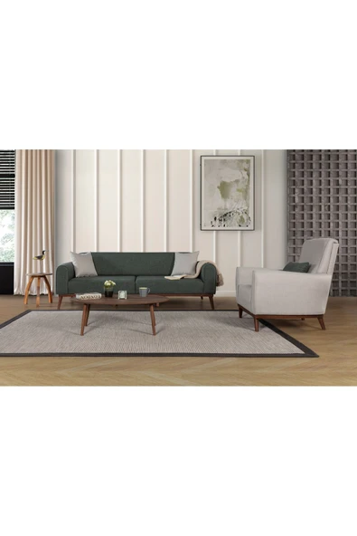 Perla Sofa   SENECA KETEN KOLTUK TAKIMI, YEŞİL ürün görseli 1