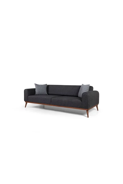 Perla Sofa   SENECA KETEN KOLTUK TAKIMI, ANTRASİT - Resim 3