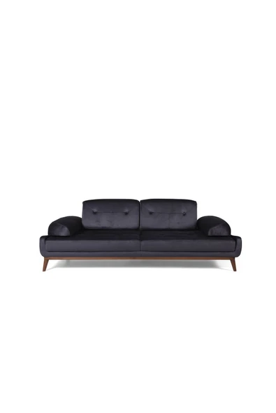 Perla Sofa   Nelson Üçlü Koltuk Babyface Antrasit - Resim 7