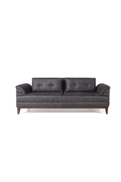 Perla Sofa   Madrid Üçlü Koltuk Bora Antrasit - Resim 2