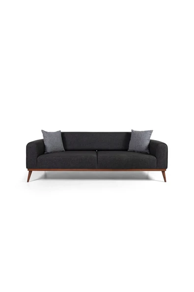 Perla Sofa   SENECA KETEN KOLTUK TAKIMI, ANTRASİT - Resim 4