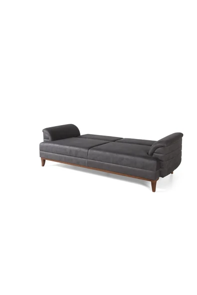 Perla Sofa   Madrid Üçlü Koltuk Bora Antrasit - Resim 5