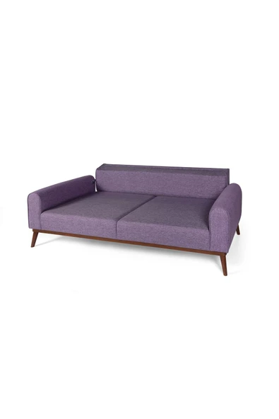 Perla Sofa   SENECA KETEN KOLTUK TAKIMI, MOR - Resim 2
