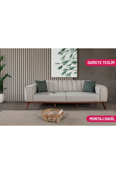 Perla Sofa   VELAR YATAKLI KANEPE KETEN KREM ürün görseli 1