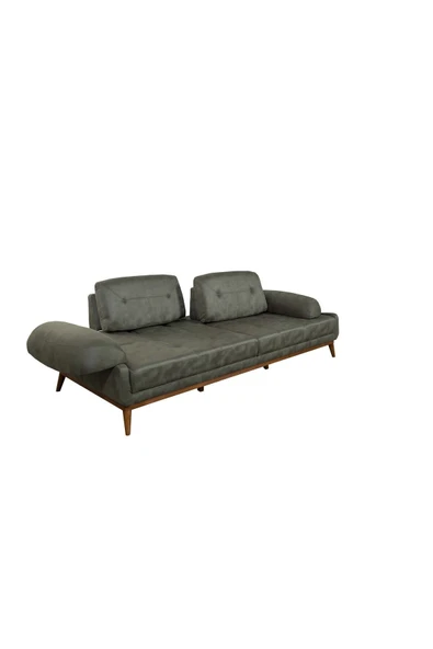 Perla Sofa   Nelson Üçlü Koltuk Bora Yeşil - Resim 3