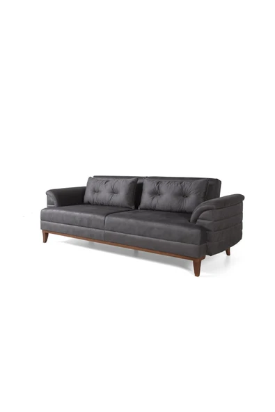 Perla Sofa   Madrid Üçlü Koltuk Bora Antrasit - Resim 3