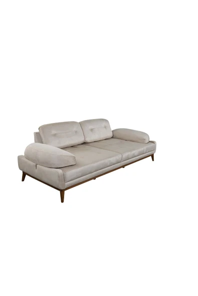 Perla Sofa   Nelson Üçlü Koltuk Babyface Krem - Resim 6