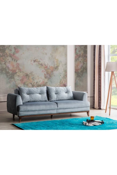 Perla Sofa   PARİS YATAKLI KANEPE AÇIK GRİ ürün görseli 1