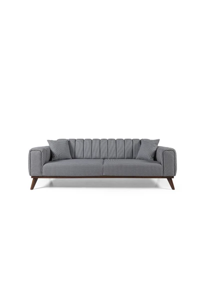Perla Sofa   VELAR YATAKLI KANEPE KETEN GRİ KAZAYAĞI ürün görseli 1