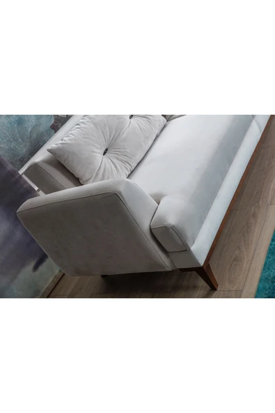 Perla Sofa   PARİSS YATAKLI KANEPE KREM - Resim 6