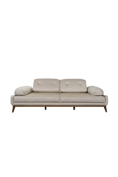 Perla Sofa   Nelson Üçlü Koltuk Babyface Krem - Resim 7