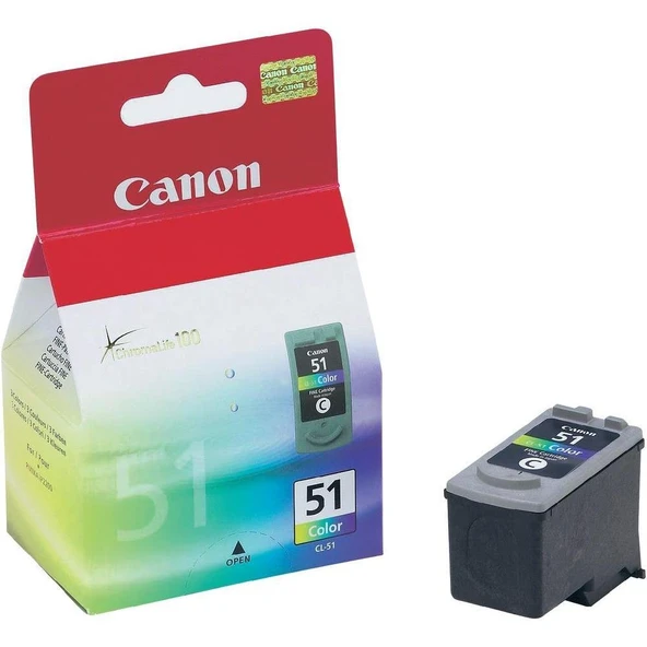 Canon CL-51 Renkli Kartuş MX300-310 MP140-150-160-210 IP2200-6210-6220 ürün görseli 1