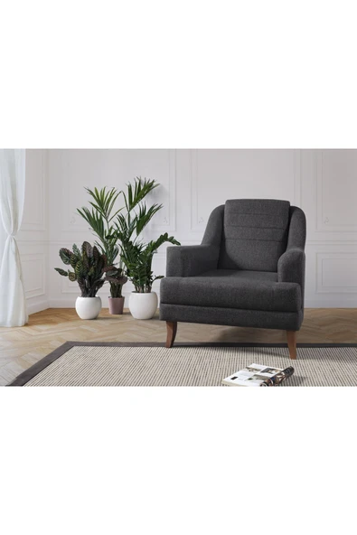 Perla Sofa   Madrid Berjer Keten Antrasit ürün görseli 1
