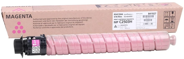 Ricoh MP C2503MH Magenta Kırmızı Orjinal Fotokopi Toneri MP C2003-2004-2011-2504 9.500 Sayfa ürün görseli 1