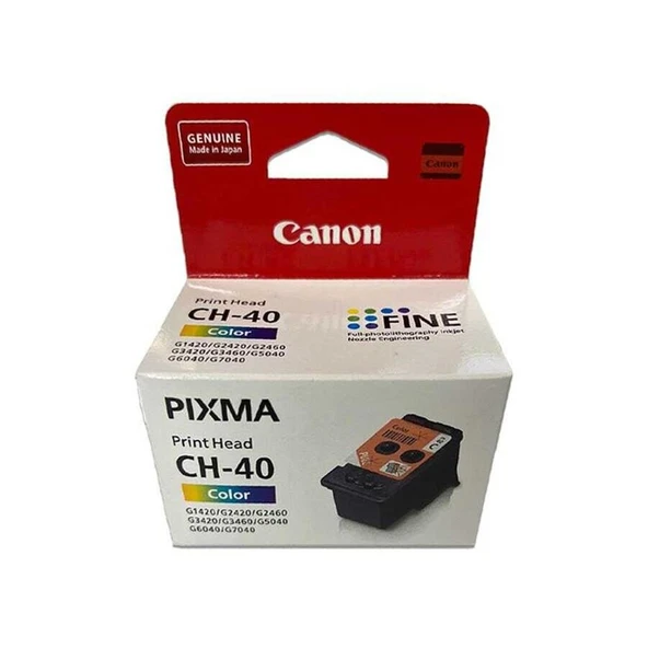 Canon G Serisi Color Renkli Baskı Kafası CH-40 G1420-G2420-G2460-G3420-G3460-G3470-G5040-G6040-G7040 ürün görseli 1