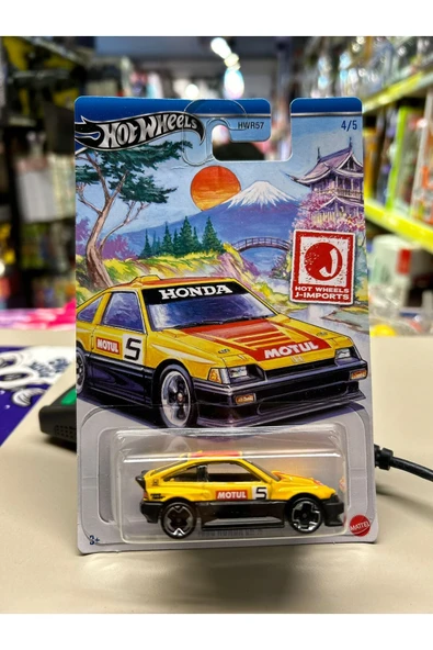 Hot Wheels Temalı  J-imports 1985 Honda CR-X  HWR57 HRT03 ürün görseli 1