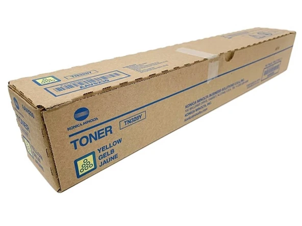 Minolta TN-328Y Yellow Sarı Orjinal Fotokopi Toneri Bizhup C250İ-300İ-360İ 28.000 Sayfa ürün görseli 1