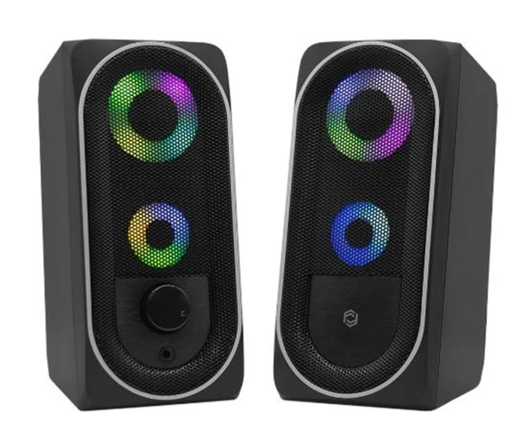 Frisby FS-2138U 2.0 Hoparlör Sistemi Rgb Led Siyah (Usb) ürün görseli 1