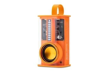 Hadron  K07PRO Turuncu Bluetooth Speaker 5W 102-61-47MM - Resim 2