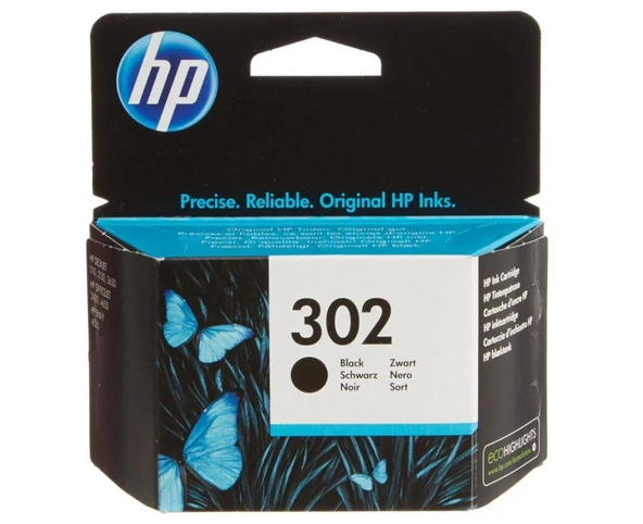 HP 302 Black Siyah Kartuş F6U66AE ürün görseli 1