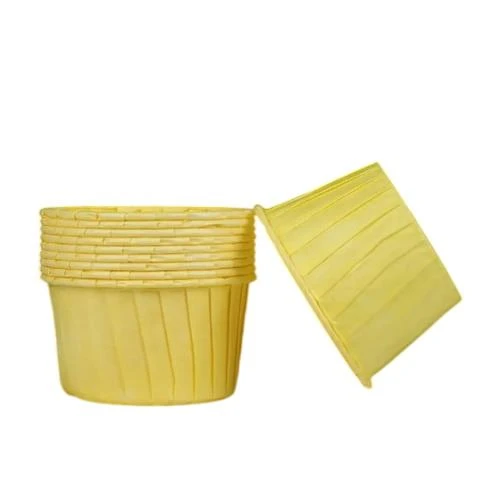 Cupcake/Muffin /Suffle Kek Kapsülü Sarı 50 Li ürün görseli 1