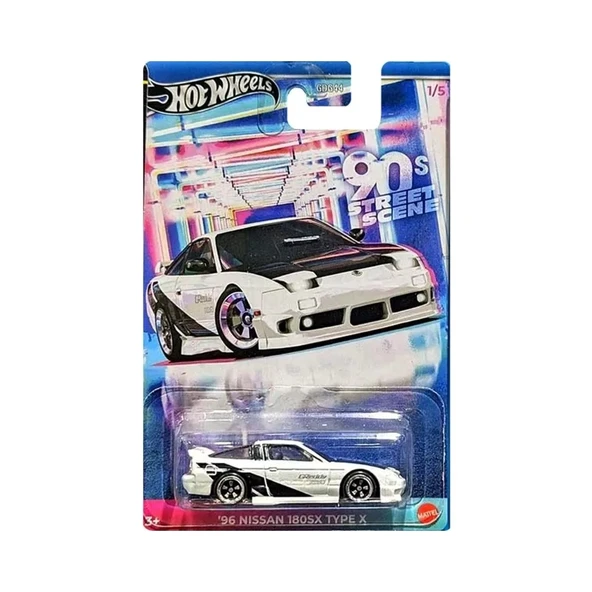 Hot Wheels 90's Street Scene '96 Nissan 180SX Type X GDG44 JCB57 ürün görseli 1